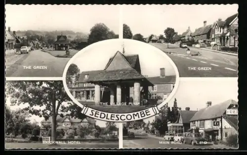 AK Sedlescombe, Brickwall Hotel, The Village Pump, Main Road