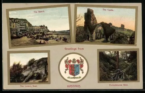 AK Hastings, The Beach, The Castle, Ecclesbourne Glen