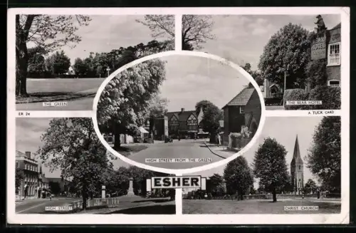 AK Esher, The Bear Hotel, The Green, High Street and Christ Church