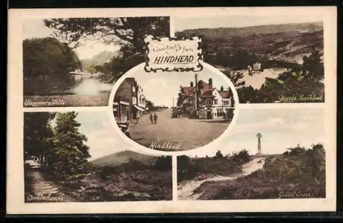AK Hindhead, Devils Punchbowl, Gibbet Cross, Devil Jumps, Waggoners Wells, Street Scene