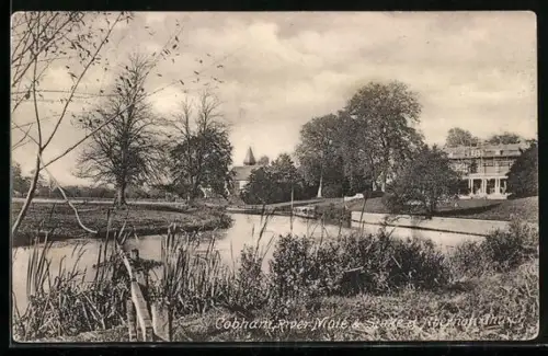 AK Cobham, River Mole & Stoke`d fibernon Church