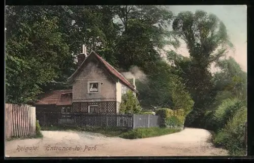 AK Reigate, Entrance to Park