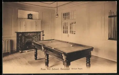 AK Banstead, Rose Hill School, Billard Room