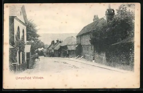 AK Limpsfield, The Village, Street Scene