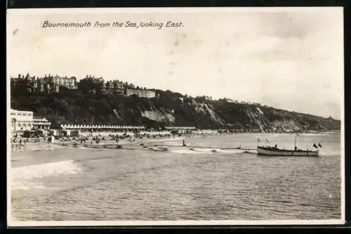 AK Bournemouth, View from the Sea, looking East