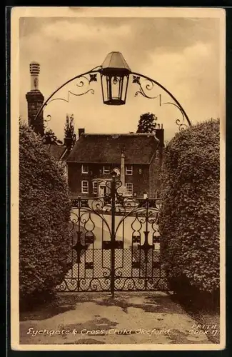 AK Okeford, Lychgate & Cross, Child Okeford