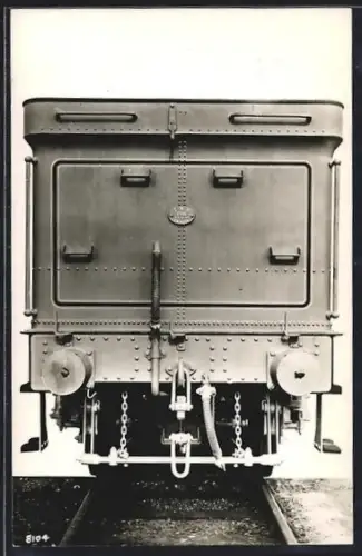 AK Güterwaggon 2385 der C.W.R. mit Fassungsvermögen von 4000 Gallonen, Swindon, englische Eisenbahn