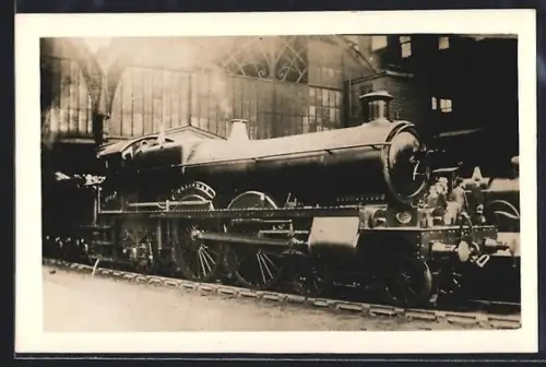 AK Britische Lokomotive Talisman nach Verlassen des Bahnhofes, englische Eisenbahn