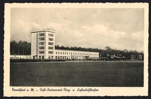 AK Frankfurt a. M., Cafe-Restaurant des Flughafens