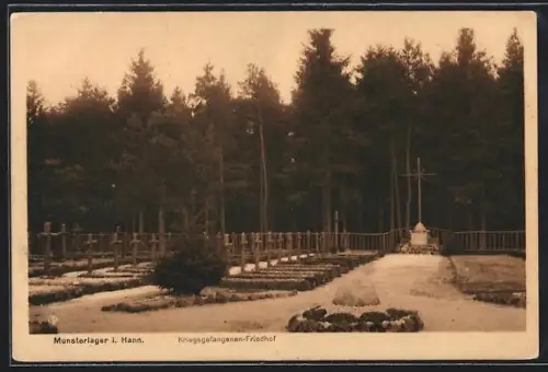 AK Munsterlager i. Hann., Friedhof für Kriegsgefangene