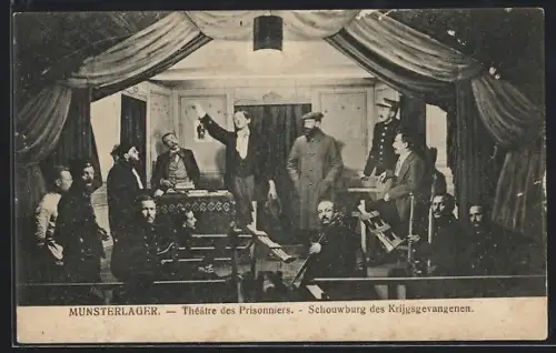 AK Munsterlager, Théâtre des Prisonniers, Schouwburg des Krijgsgevangenen, Theater von Kriegsgefangenen