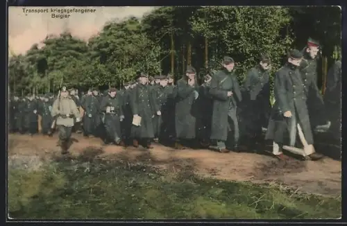 AK Munster, Transport belgischer Kriegsgefangener