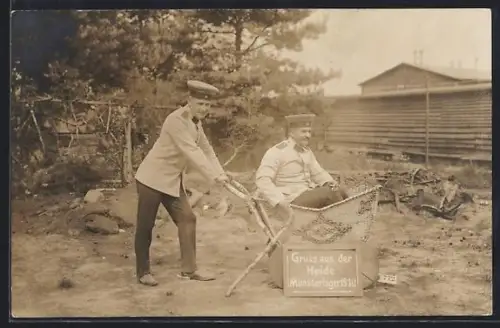 AK Munster i. Hann., Soldaten des Truppenübungsplatzes