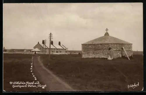 AK Poole, St. Oldhelm`s Chapel and Coastguard Station