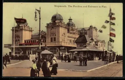 AK Weymouth, The Pavilion and Entrance to Pier