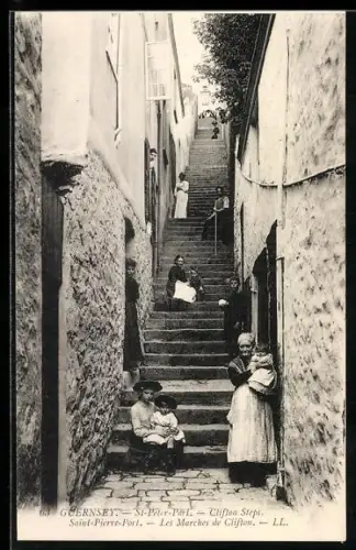 AK St. Peter /Guernsey, Clifton Steps