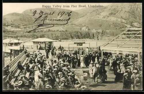 AK Llandudno, Happy Valley from Pier Head