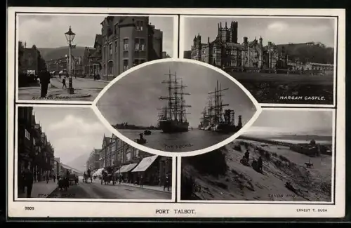 AK Port Talbot, Margam Castle, Station Road, Sands and Pier