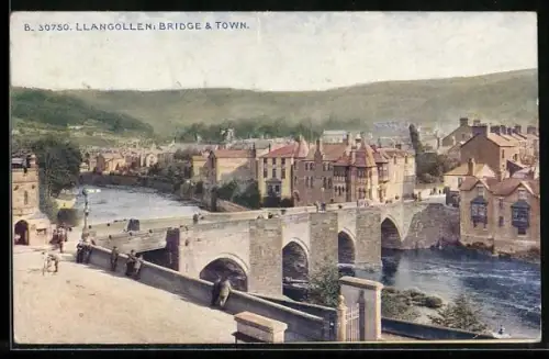 AK Llangollen, Bridge and Town