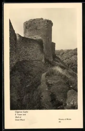 AK Cilgerran, The Castle, E. Tower and Wall of Outer Ward