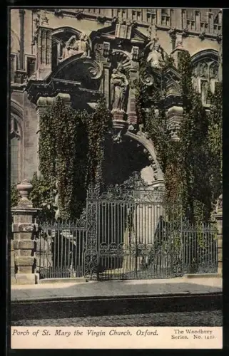 AK Oxford, Porch of St. Mary the Virgin Church