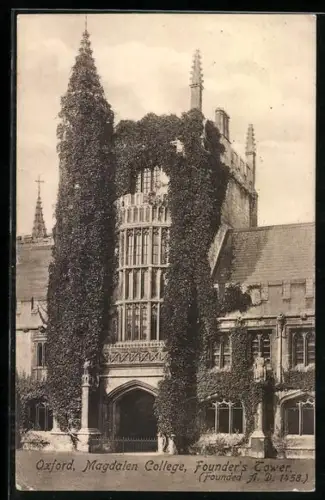 AK Oxford, Magdalen College, Founder`s Tower
