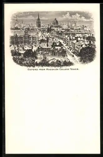 AK Oxford, View from Magdalen College Tower