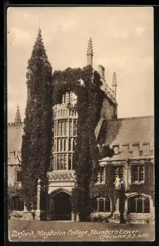 AK Oxford, Magdalen College, Founder`s Tower