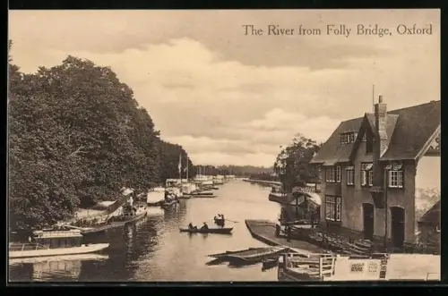 AK Oxford, The River from Folly Bridge