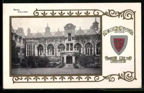 AK Oxford, Oriel College, Coat of Arms