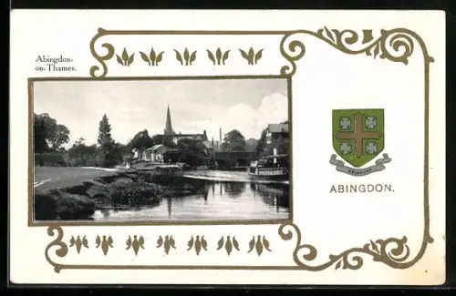 AK Abingdon-on-Thames, Riverside, Coat of Arms
