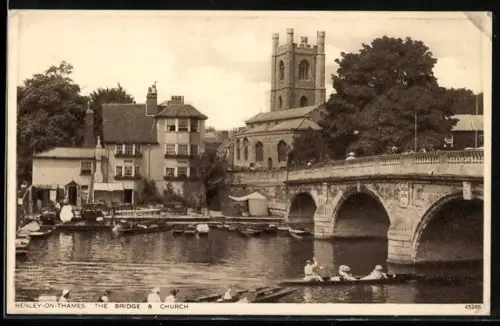 AK Henley-on-Thames, The Bridge and Church