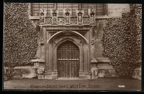 AK Oxford, Magdalen College Chapel, West Door