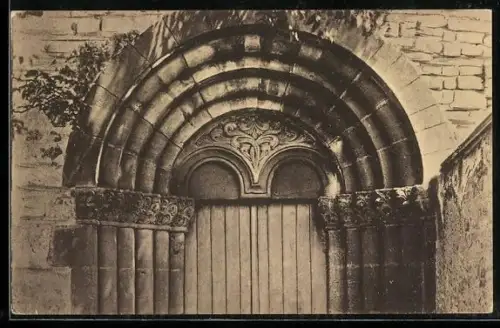 AK Worms a. Rh., Dom, Portal des ehem. roman. Kreuzganges