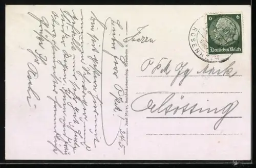 AK Riedering a. Simsee, Blick auf die Hochries