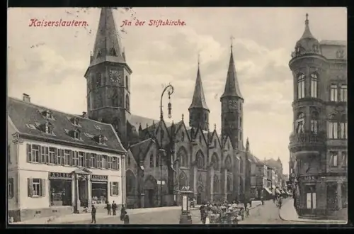 AK Kaiserslautern, Stiftskirche mit Adlerapotheke