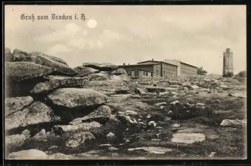 AK Brocken i. H., Partie auf dem Brocken