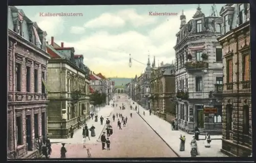 AK Kaiserslautern, Blick in die Kaiserstrasse