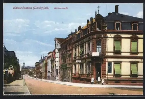 AK Kaiserslautern /Rheinpfalz, Hotel in der Kaiserstrasse