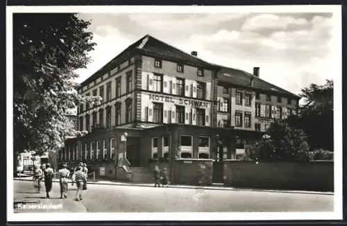 AK Kaiserslautern, Partie am Hotel Schwan
