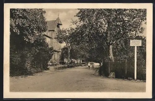 AK Johanniskreuz im Pfälzerwald, Wald-Kurhaus Johanniskreuz, Besitzer Karl Pfaff