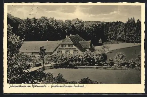AK Johanniskreuz im Pfälzerwald, Gasthaus-Pension Braband