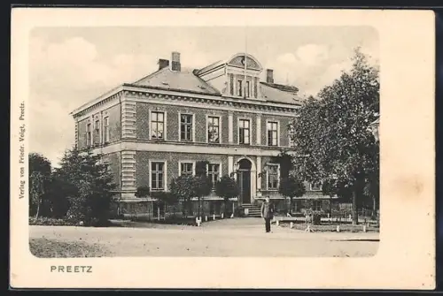 AK Preetz, Blick zum Rathaus