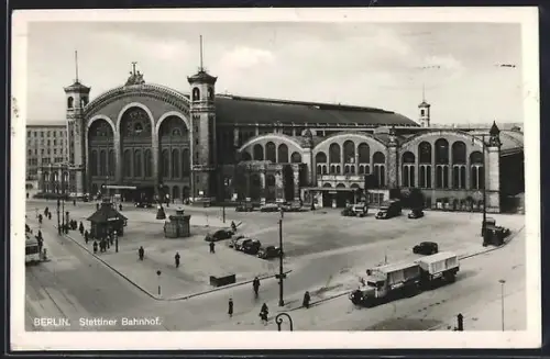 AK Berlin, Stettiner Bahnhof, Invalidenstrasse