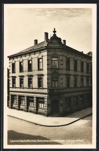 AK Landau /Pfalz, Landwirtschaftliches Genossenschaftshaus