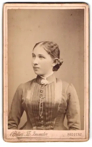 Fotografie Th. Immler, Bregenz, Damenporträt