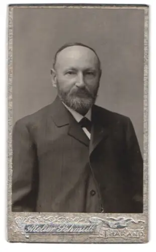 Fotografie Atelier Schmidt, Tharand, Porträt eines älteren Mannes