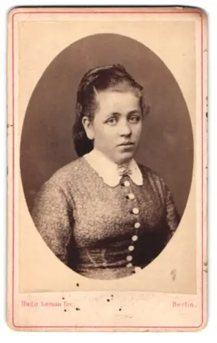 Fotografie Hugo Leman, Berlin, Villa Colonna, Porträt einer Frau