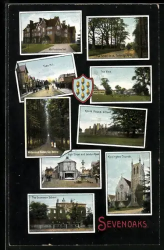 AK Sevenoaks, Kippington Church, The Grammar School, Tubs Hill