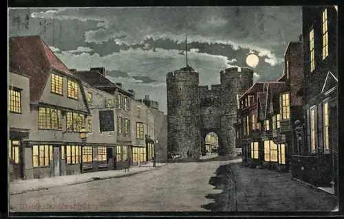 Künstler-AK Canterbury, Westgate